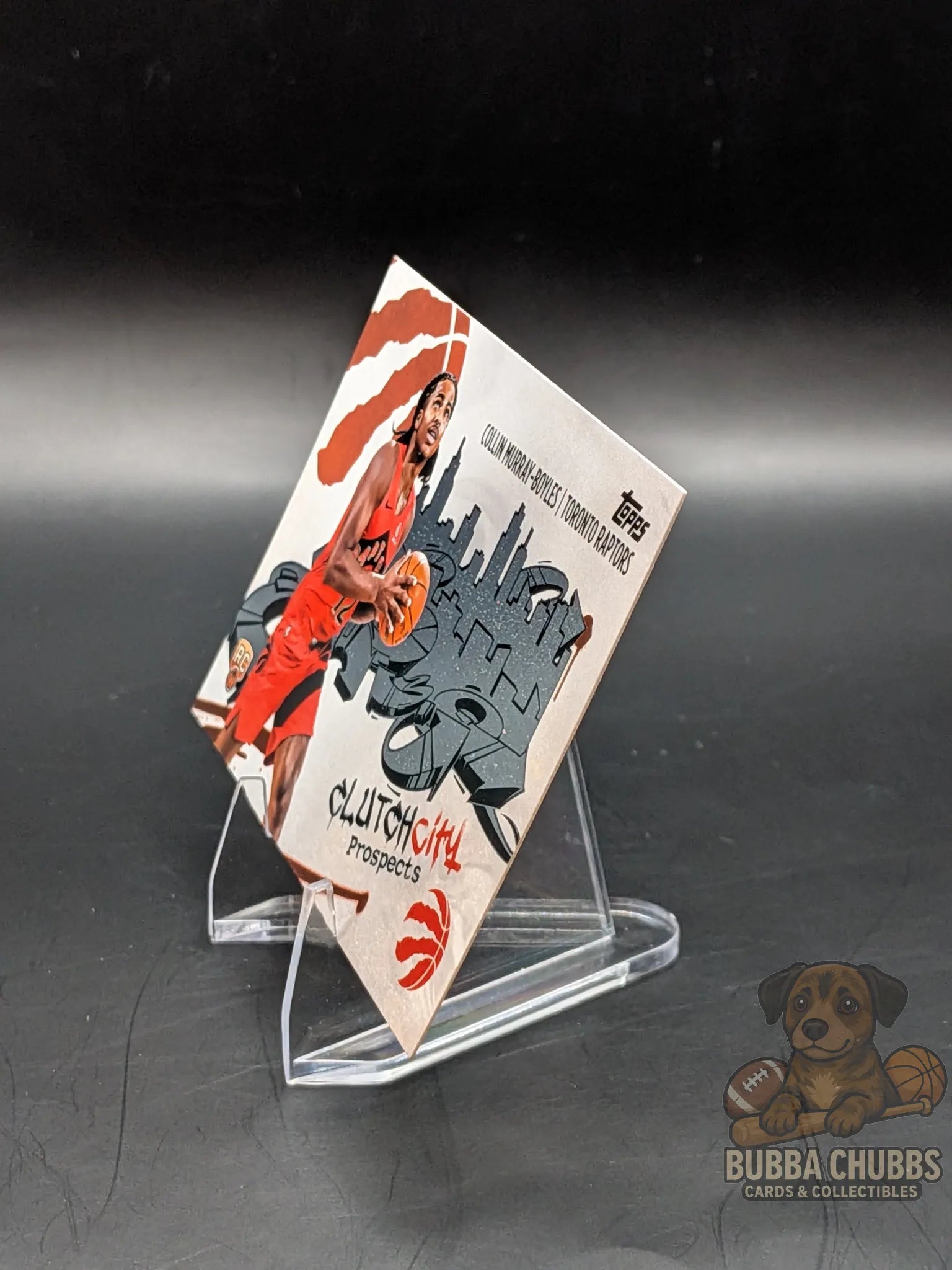 basketball trading card featuring Collin Murray Boyles of the Toronto Raptors