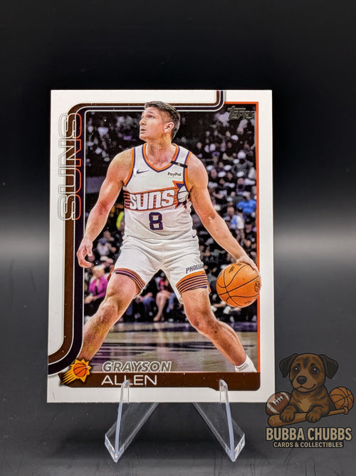 basketball trading card featuring Grayson Allen of the phoenix suns topps flagship