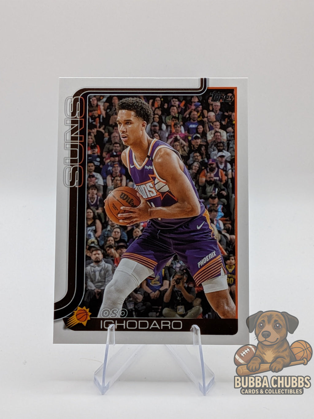 Basketball trading card of Oso Ighodaro topps flagship