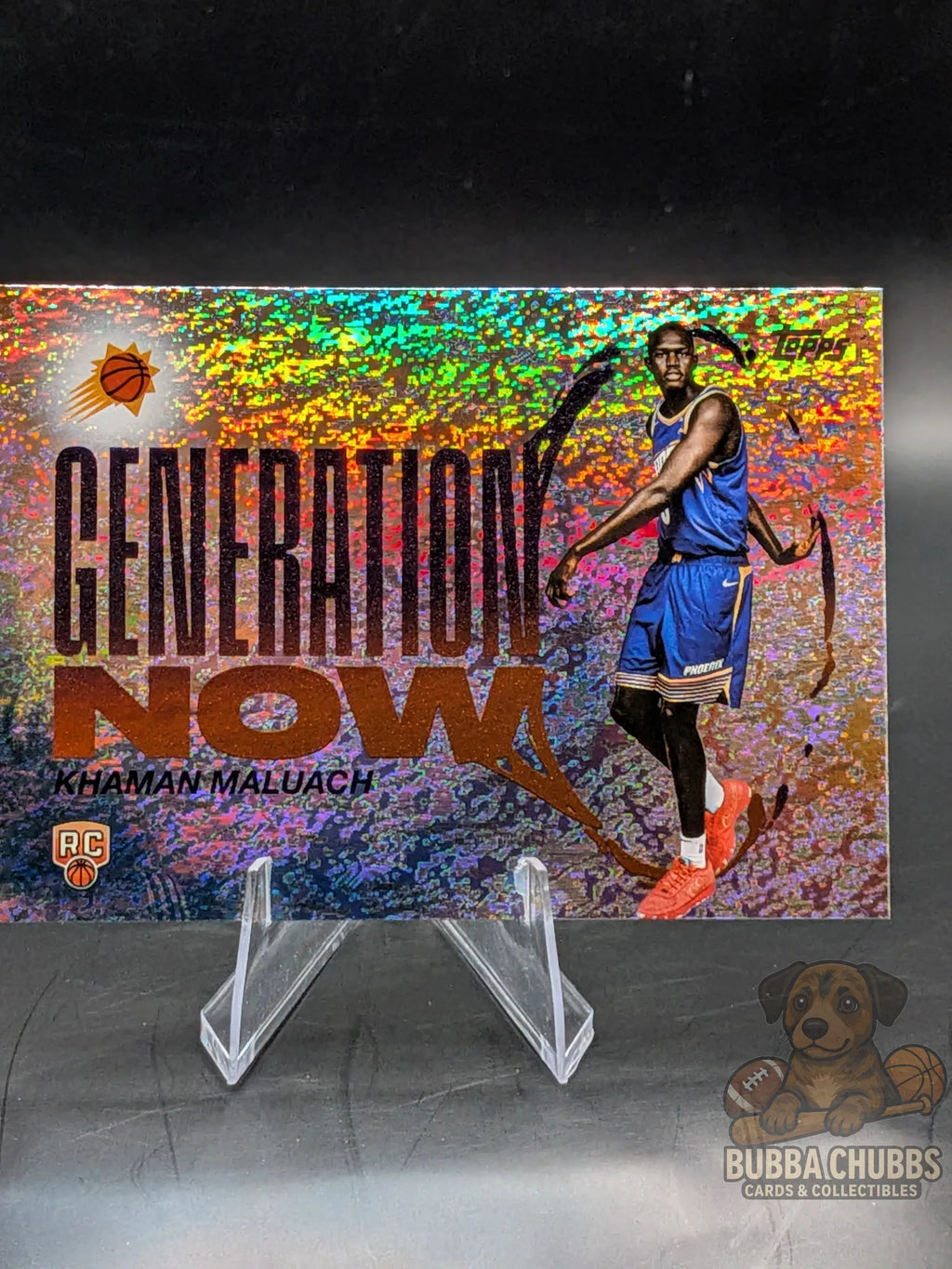 basketball trading card featuring Khaman Maluach on the Phoenix Suns