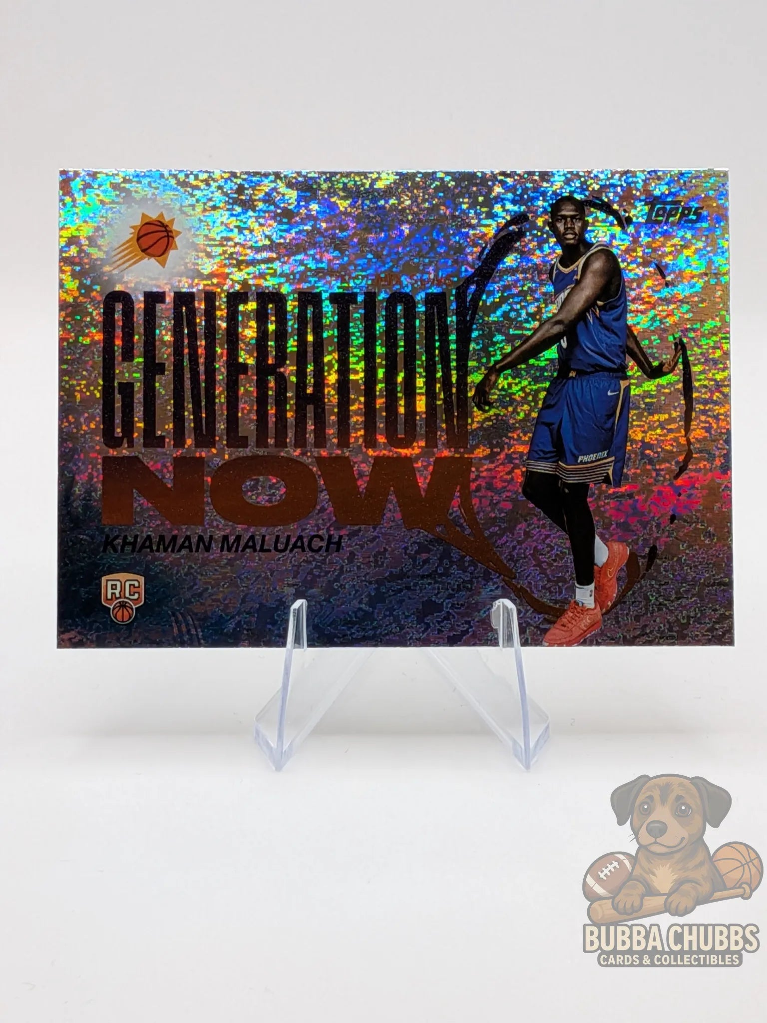 basketball trading card featuring Khaman Maluach on the Phoenix Suns