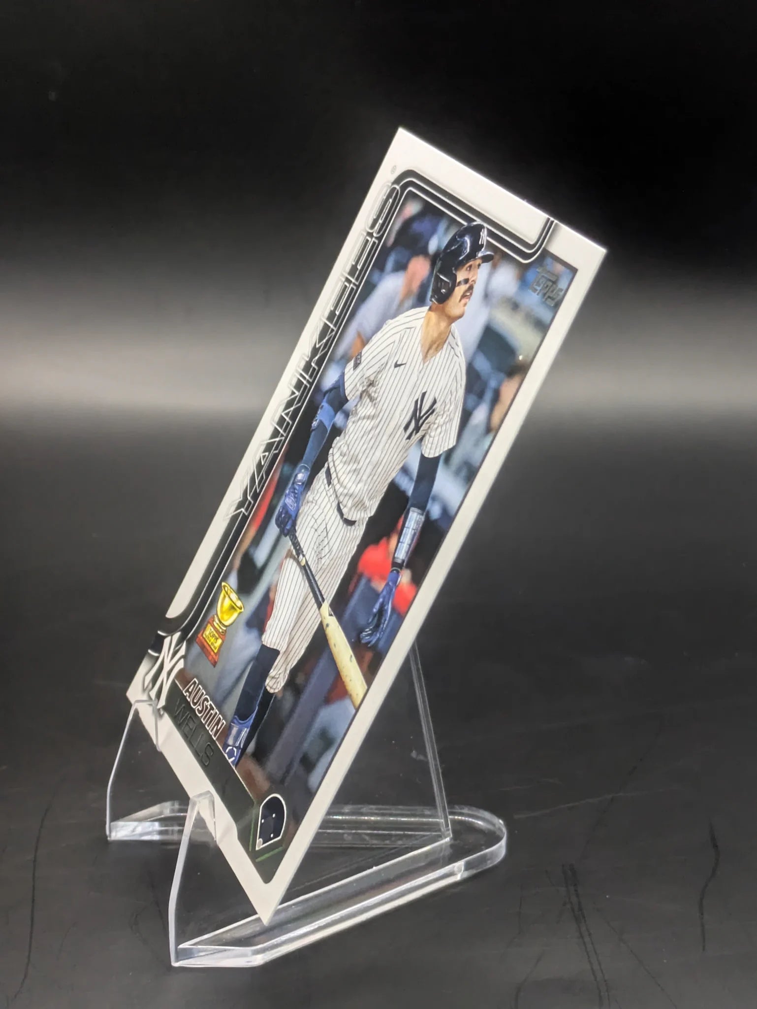Baseball trading card of Austin Wells New York Yankees Topps Series 2 All Star Rookie