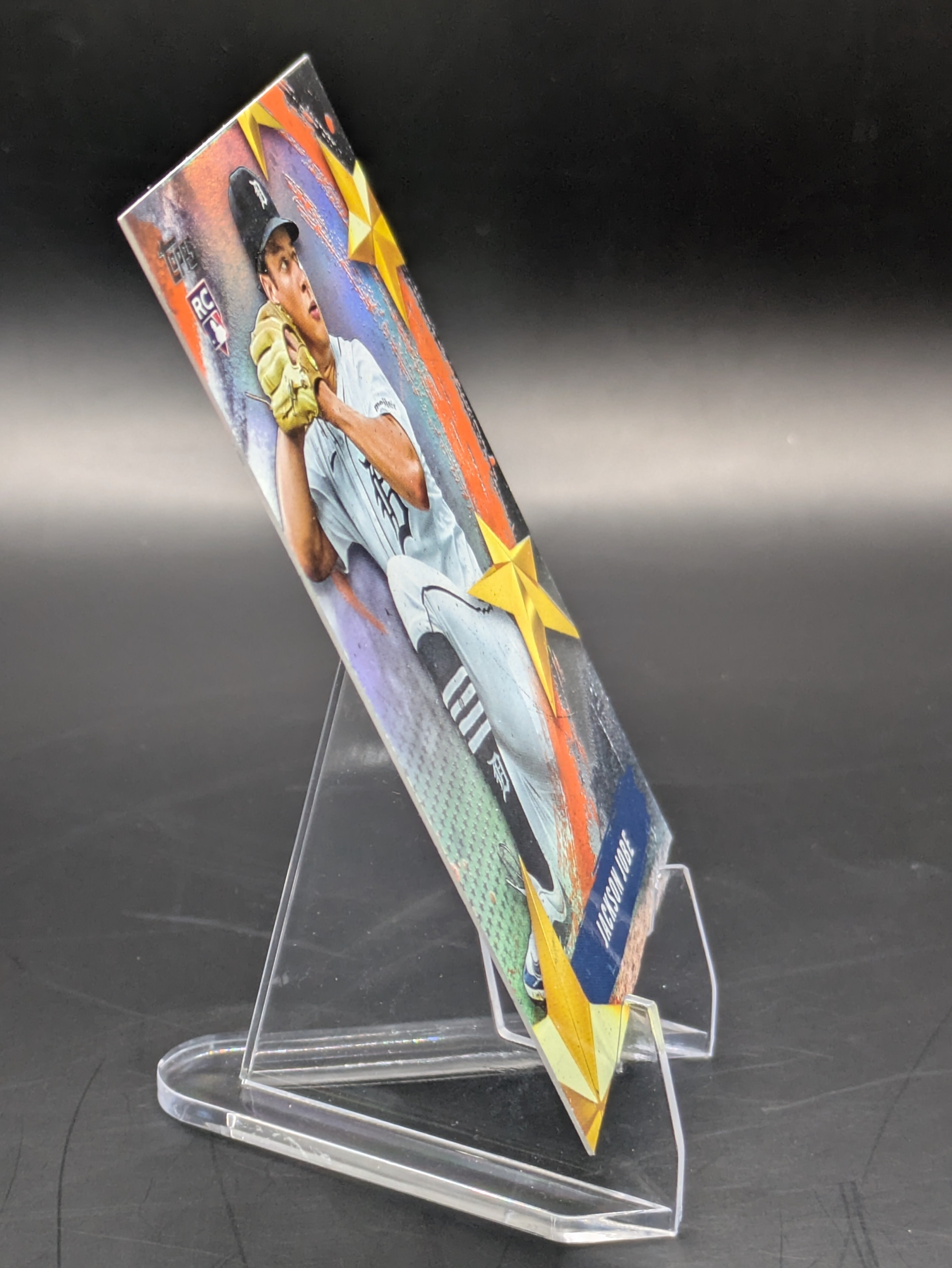 Baseball trading card of Jackson Jobe Detroit Tigers Topps Series 2 Stars of MLB Rookie