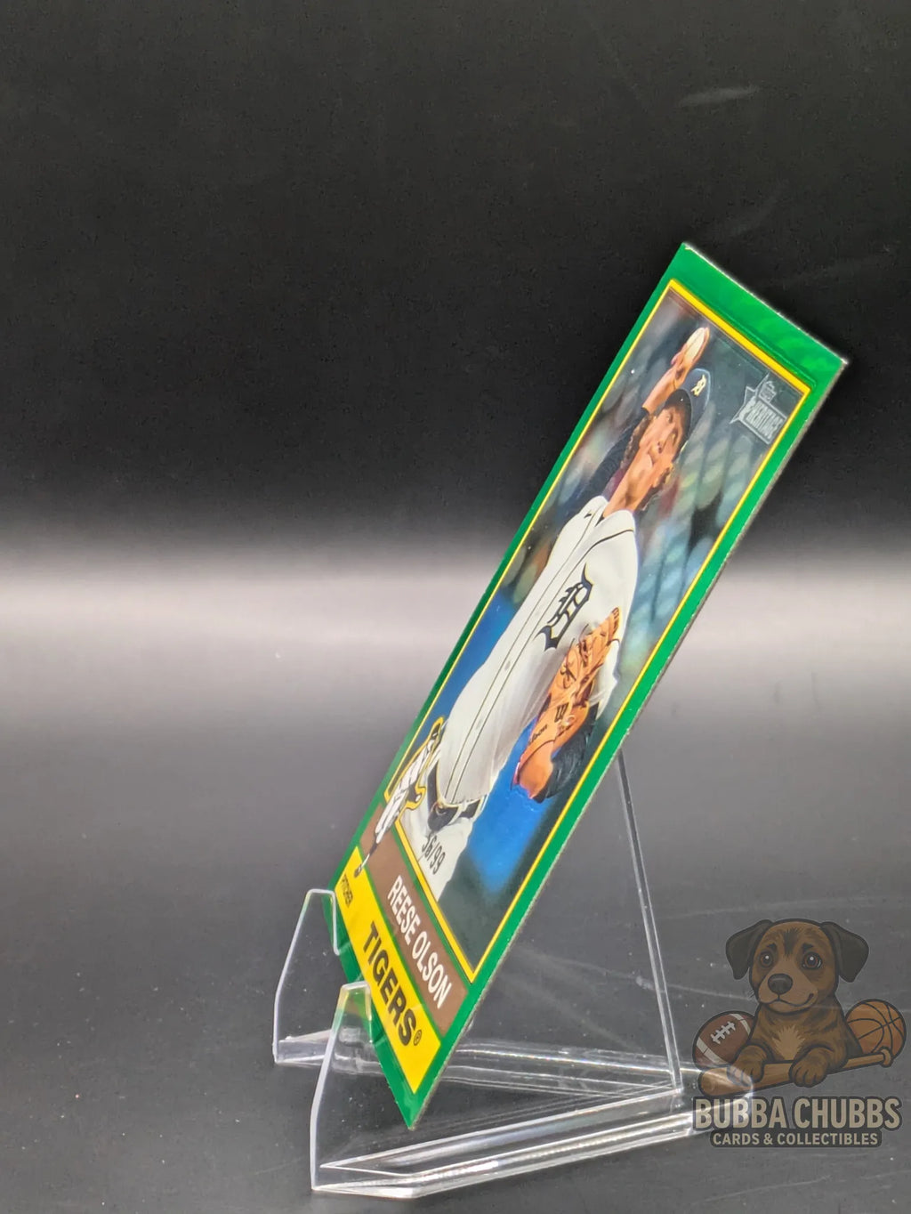 Baseball trading card featuring Reese Olson of the Detroit Tigers Limited Edition