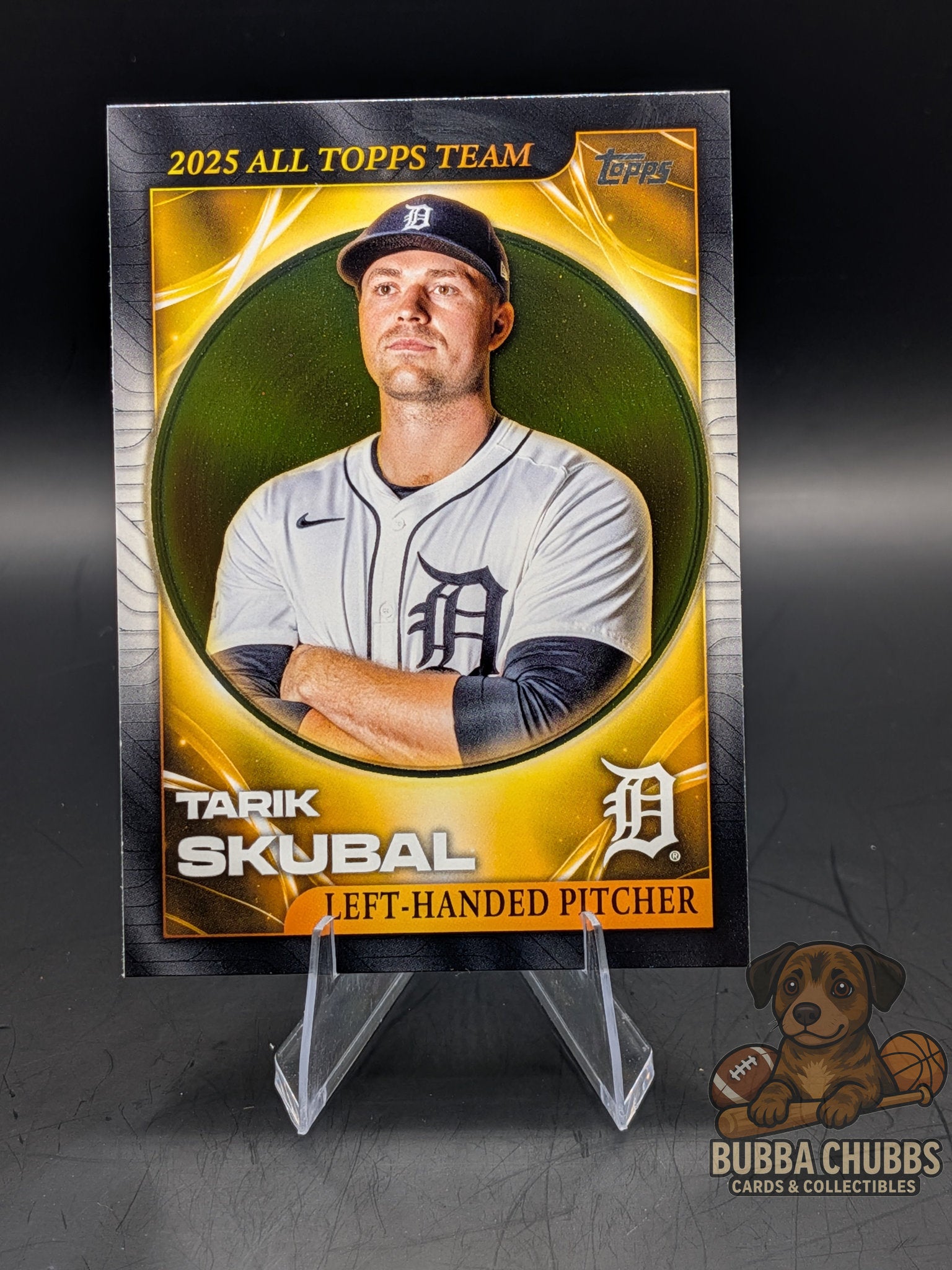 Baseball trading card of Tarik Skubal Topps series one all-topps team insert 