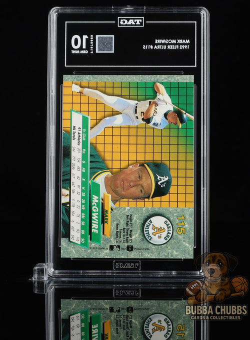 Mark McGwire 1992 Fleer Ultra #115 TAG 10 Gem Mint - Oakland Athletics