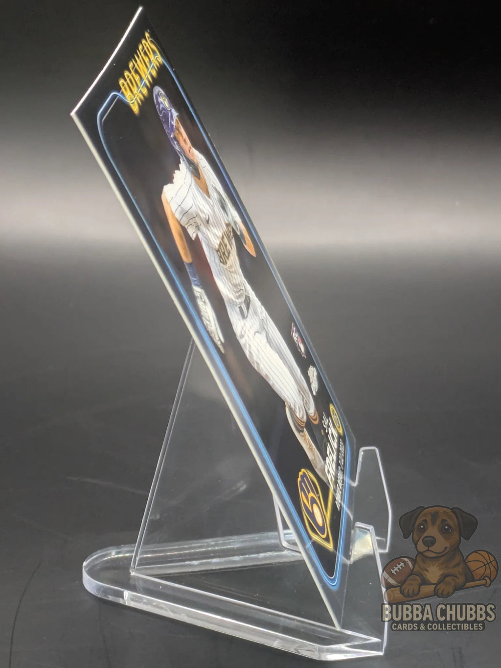 Baseball trading card rookie debut card for Sal Frelick of the Milwaukee Brewers