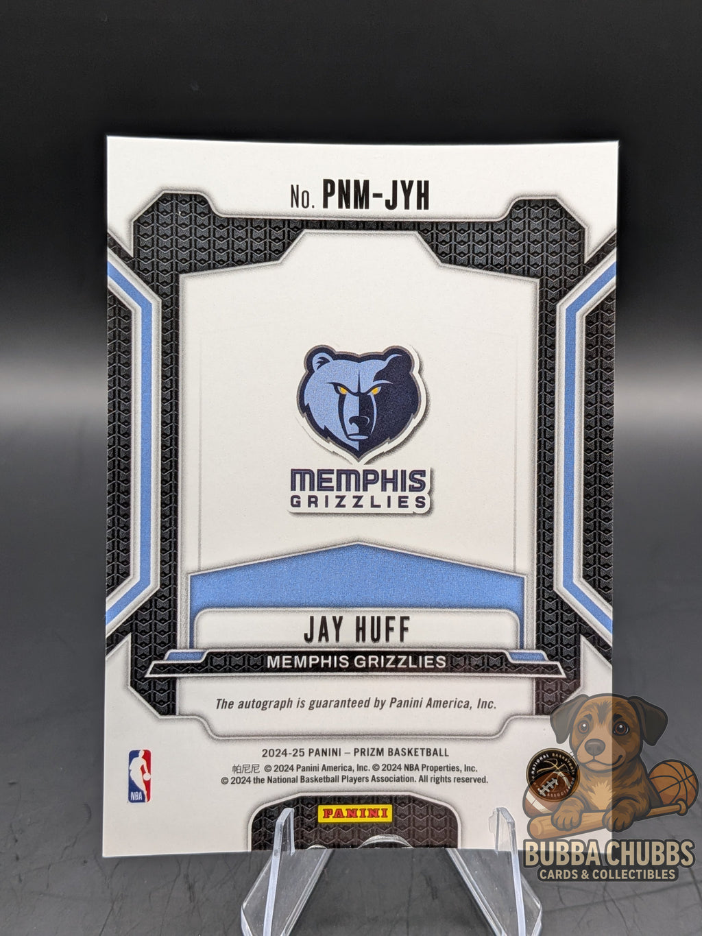 2024-25 Panini Prizm Penmanship Jay Huff #PNM-JYH