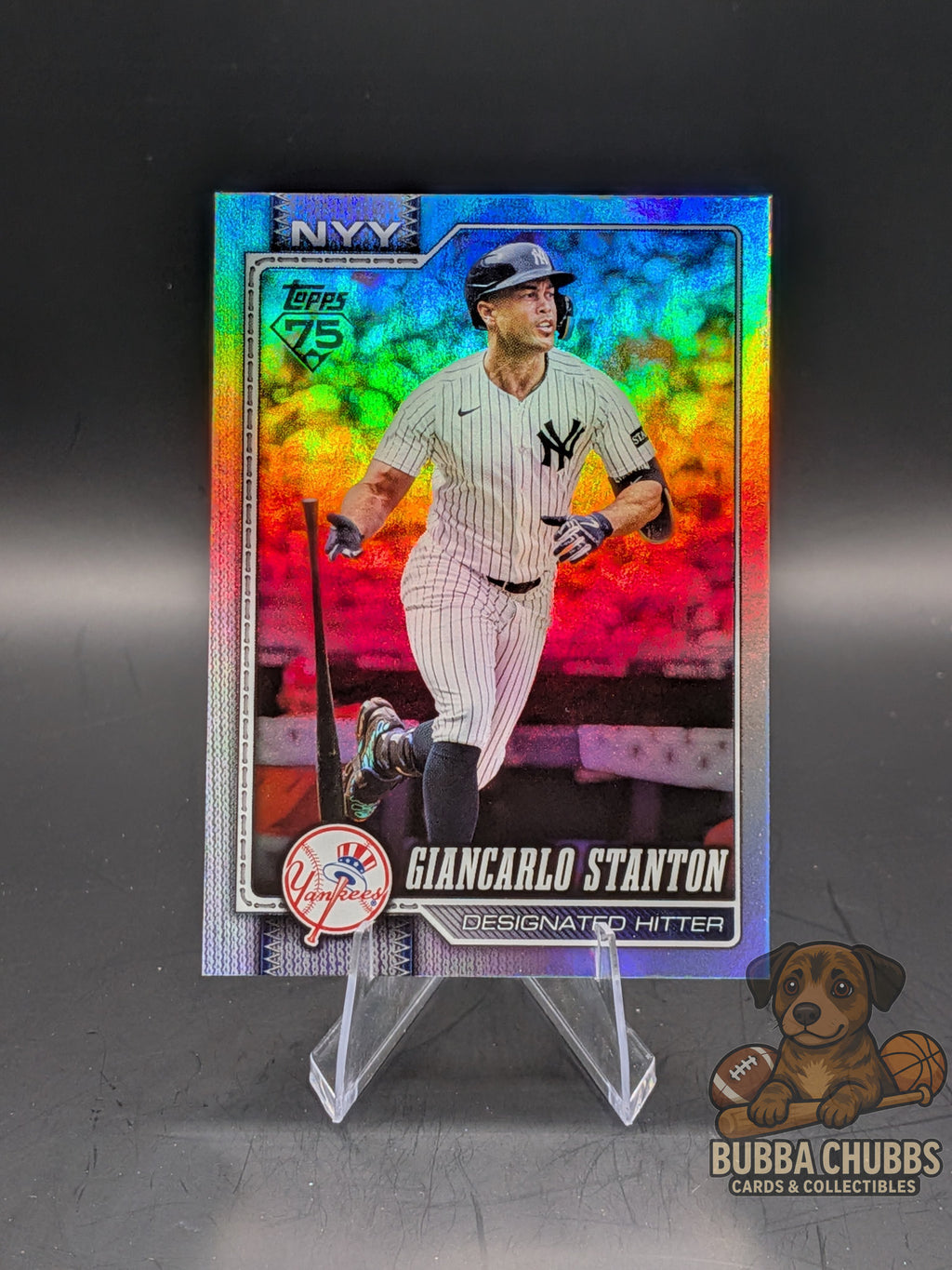 2026 Topps Series 1 Giancarlo Stanton #341 - Rainbow Foil Parallel
