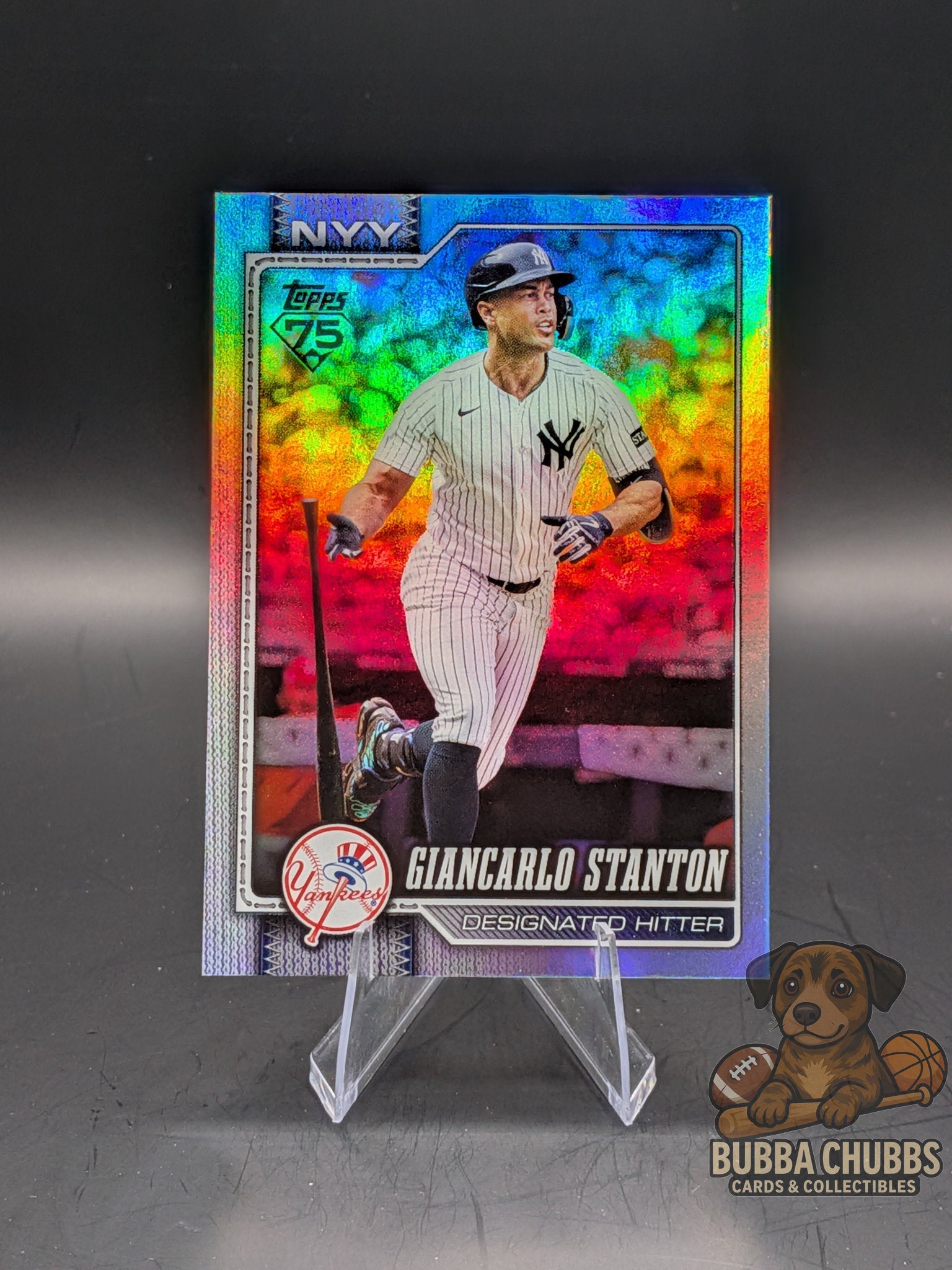 2026 Topps Series 1 Giancarlo Stanton #341 - Rainbow Foil Parallel
