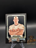 Baseball trading card of a Adley Rustchman topps allen & ginter x
