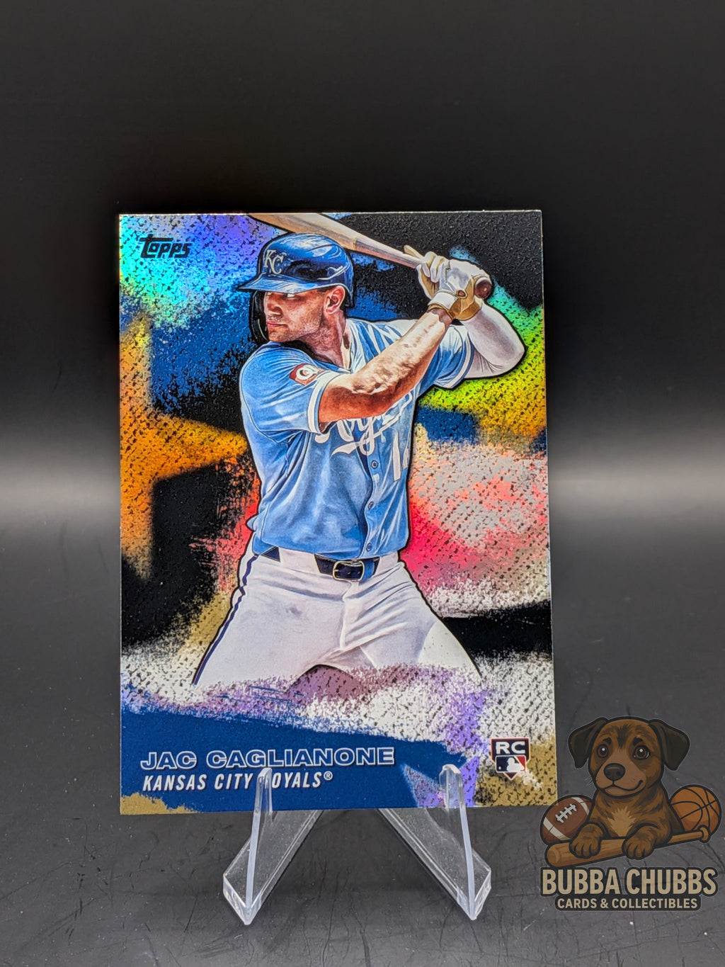 Baseball trading card of Jac Caglianone topps stars of the mlb insert rookie
