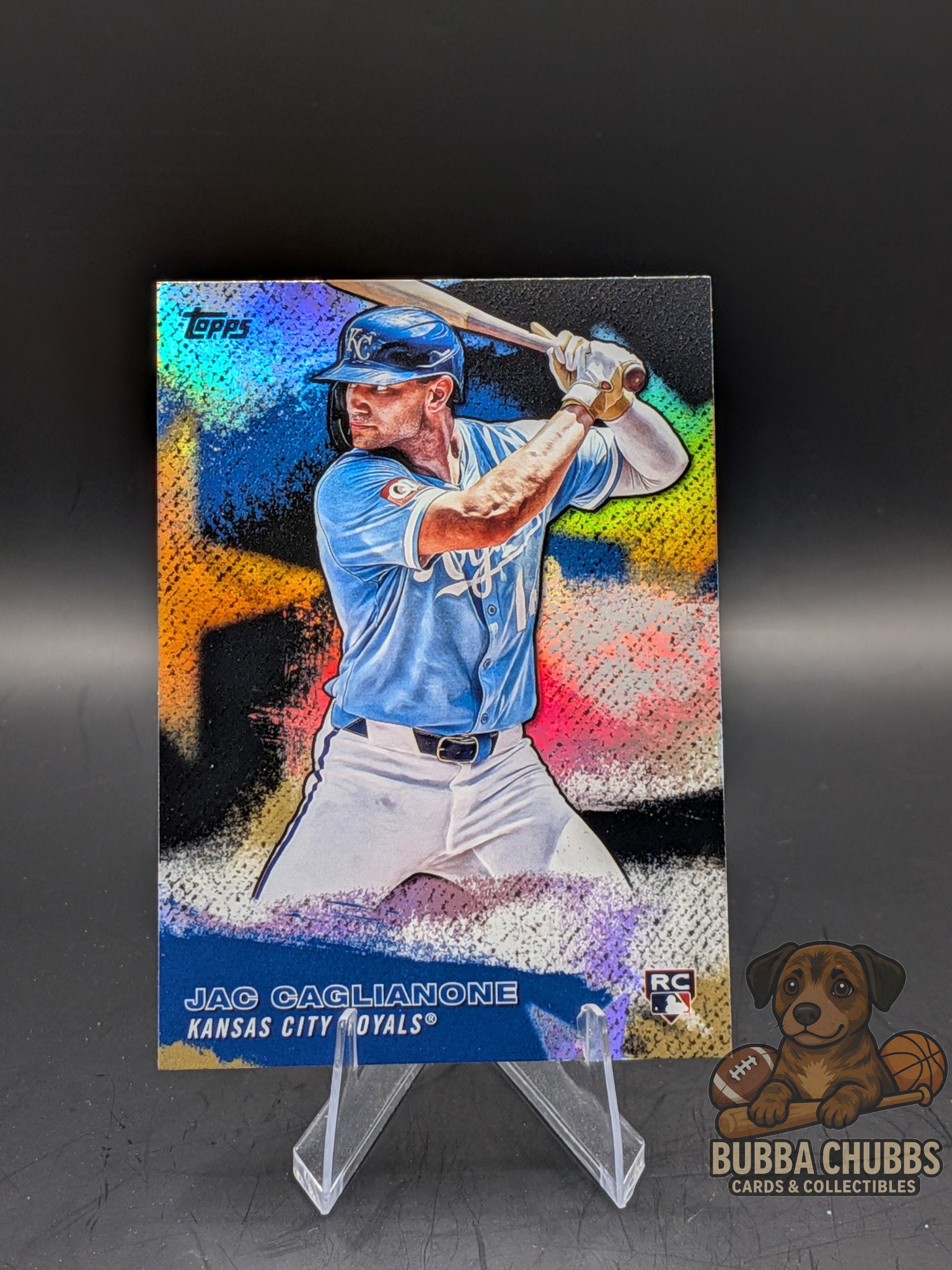 Baseball trading card of Jac Caglianone topps stars of the mlb insert rookie