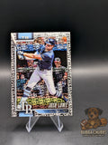 Baseball trading card of a Josh Lowe Topps 75th Anniversary Series One Holiday Spring Training Foil