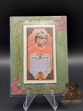 Baseball trading card Rafael Devers  topps allen & ginter Memorabilia relic green frame