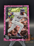 Baseball trading card of Chandler Simpson Topps Update Series Pink Diamonte 