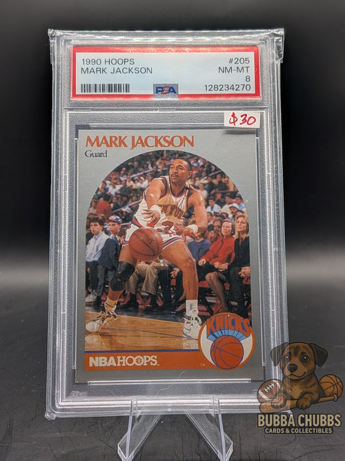 Basketball trading card of Mark Jackson nba hoops 