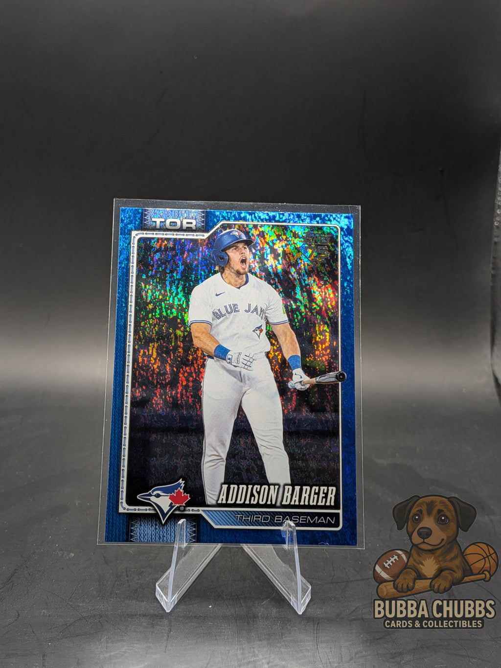 2026 Topps Series 1 Blue Rainbow Foil Addison Barger #241 46/150