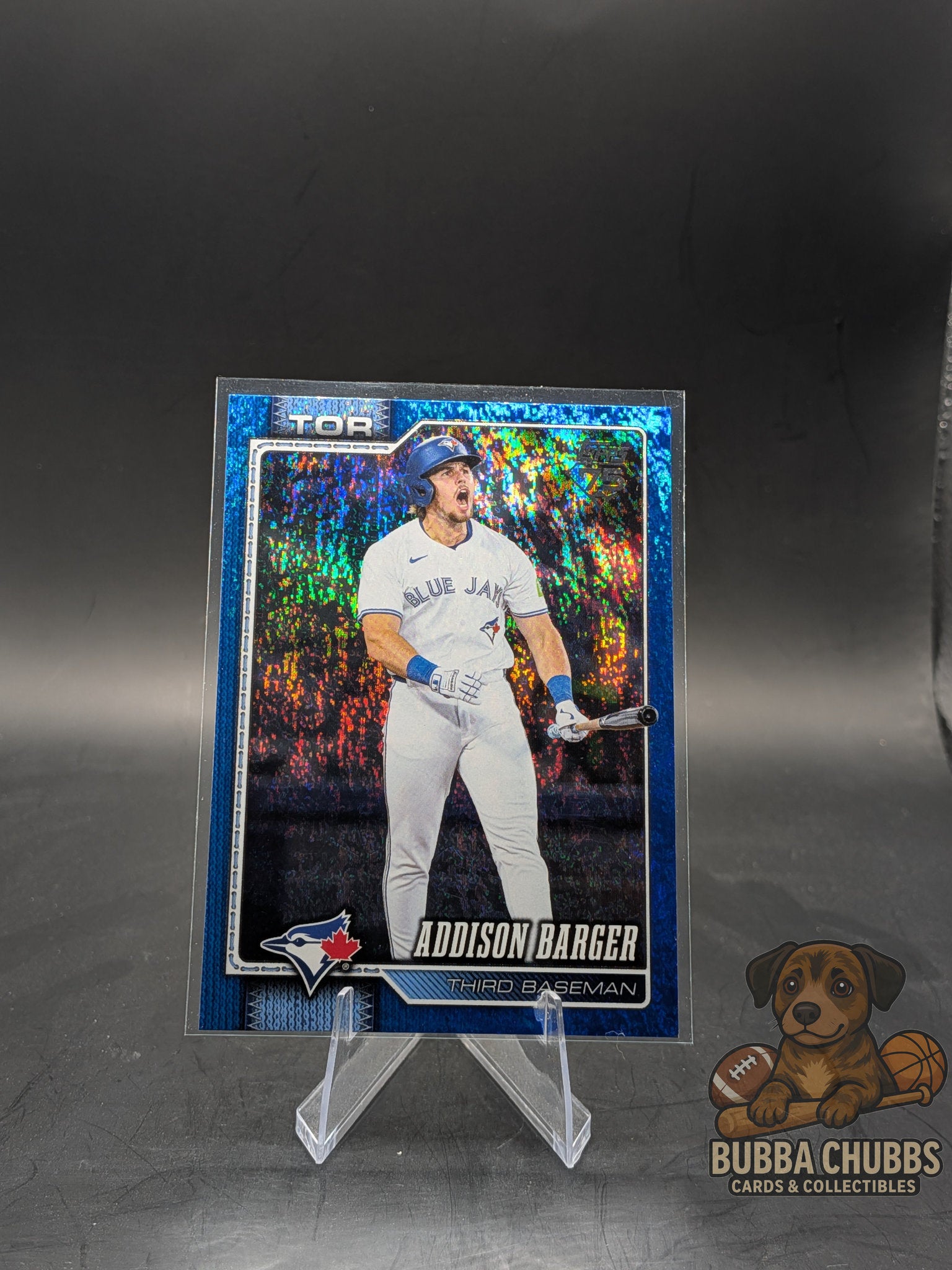 2026 Topps Series 1 Blue Rainbow Foil Addison Barger #241 46/150