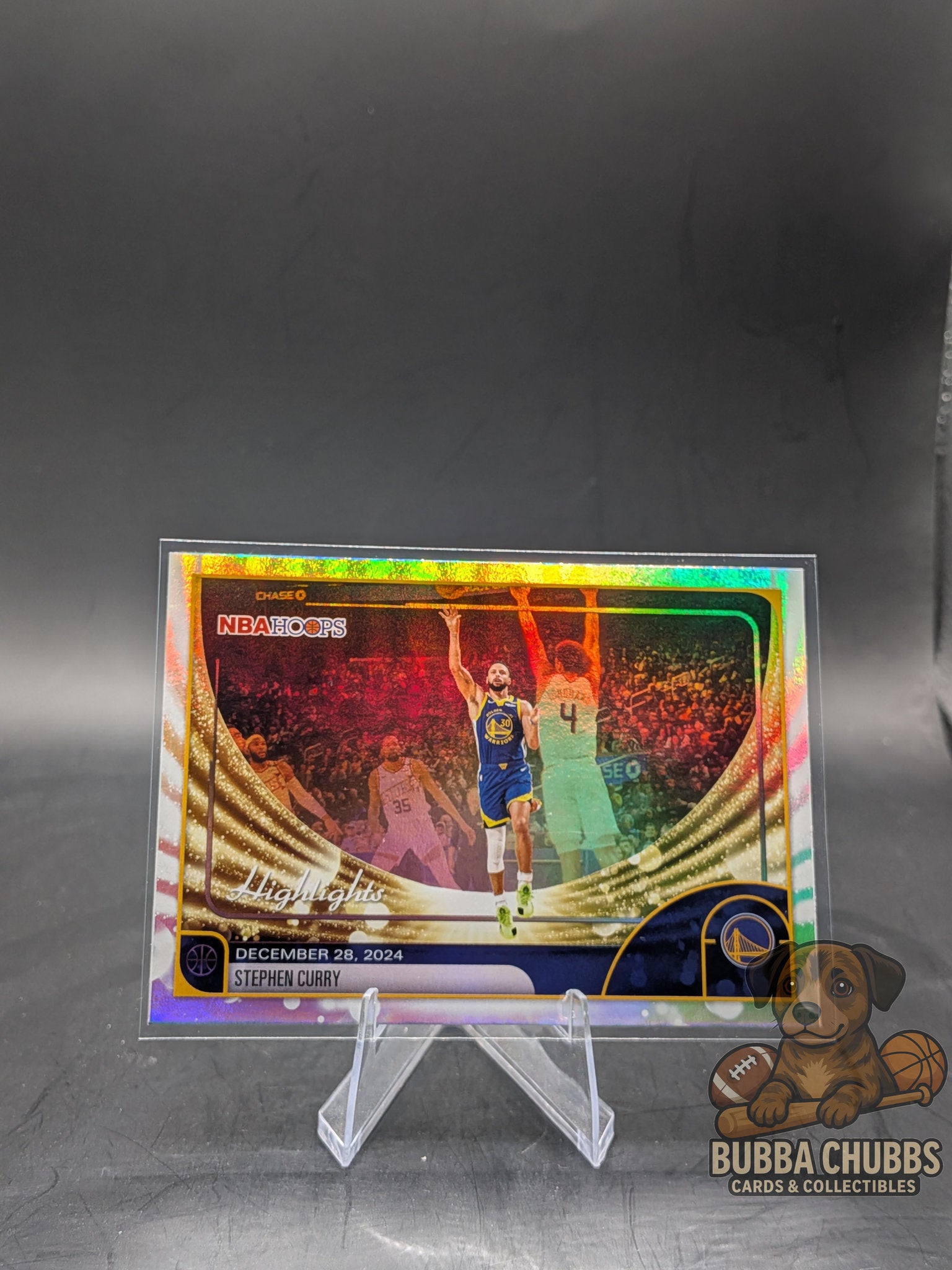 2025-26 Topps NBA Hoops Highlights Rainbow Foil Stephen Curry #261