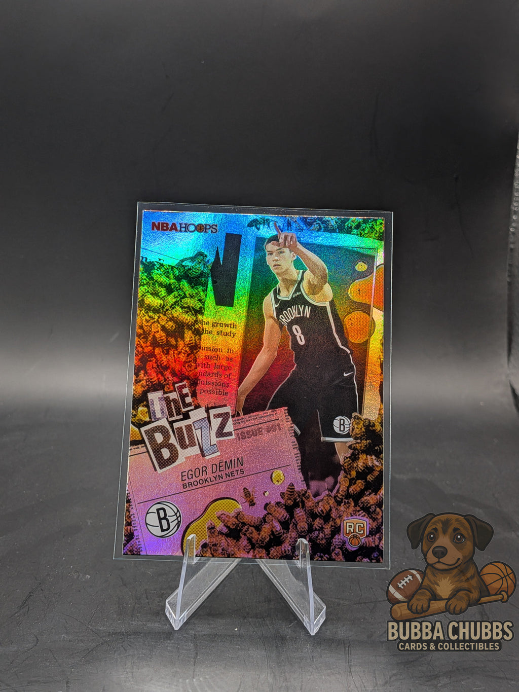 2025-26 Topps NBA Hoops The Buzz RC Egor Demin #TB-8
