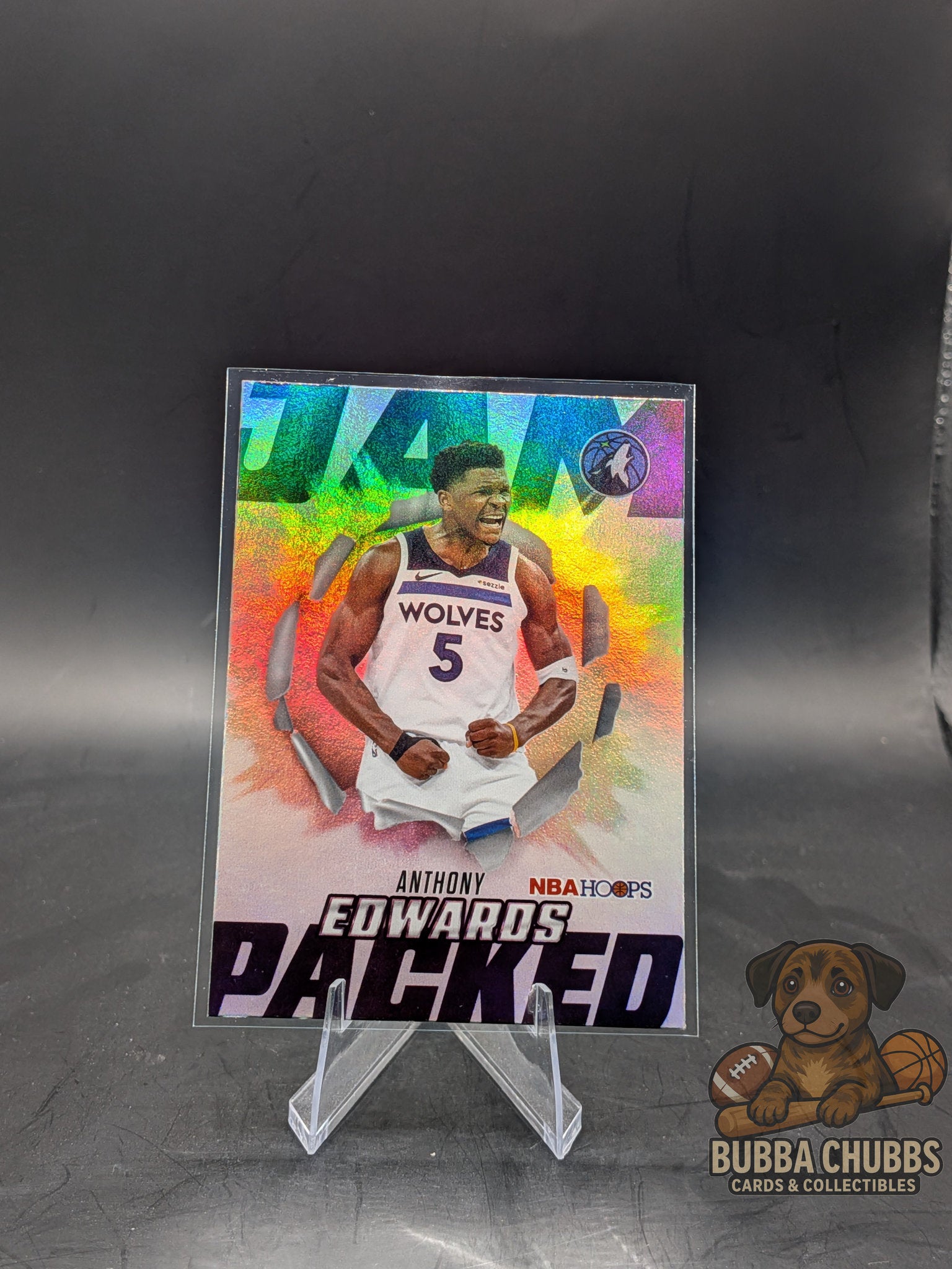 2025-26 Topps NBA Hoops Jam Packed Anthony Edwards #JP-1