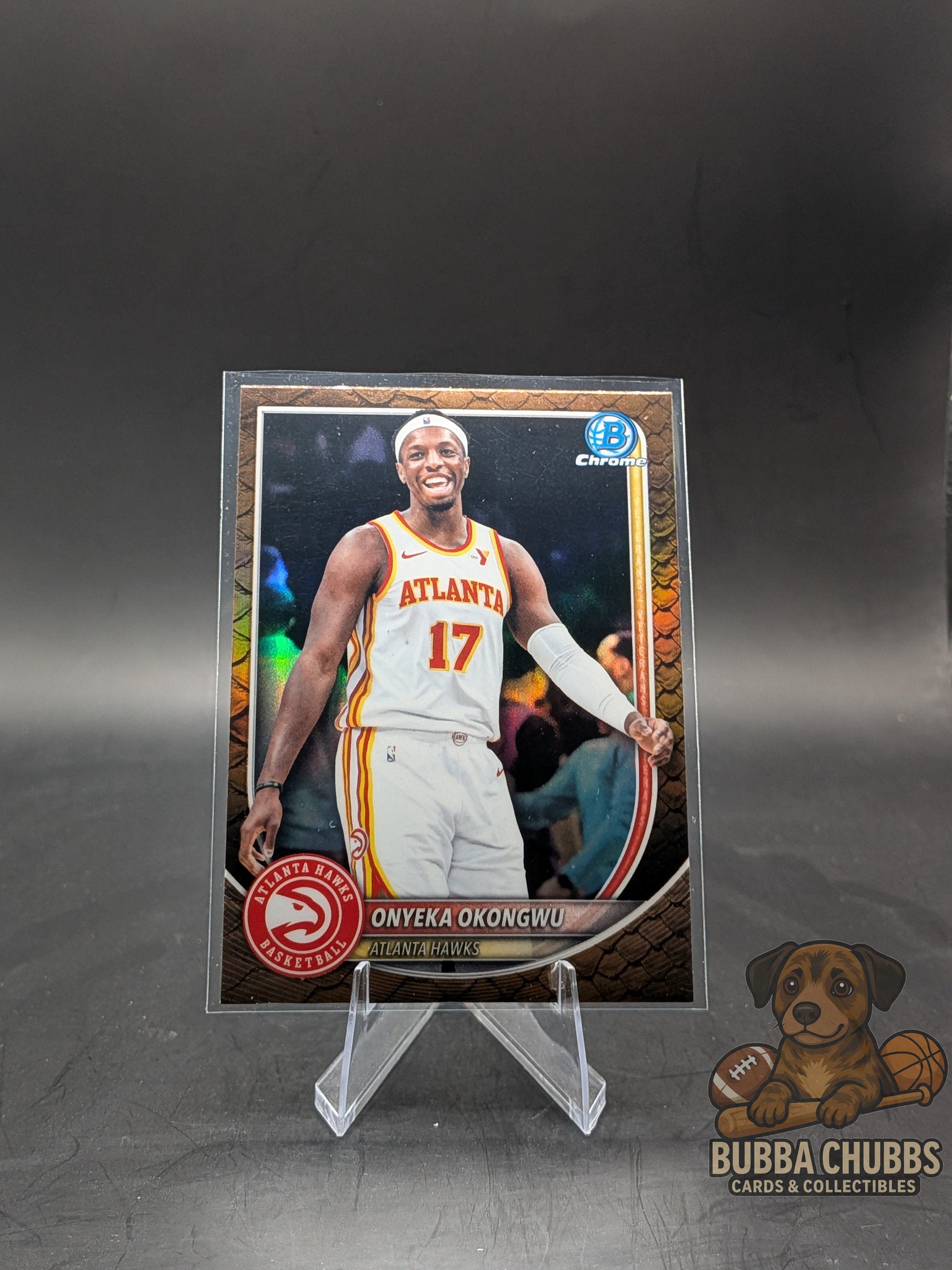 2025-26 Bowman Chrome Reptilian Onyeka Okongwu #BCV-167
