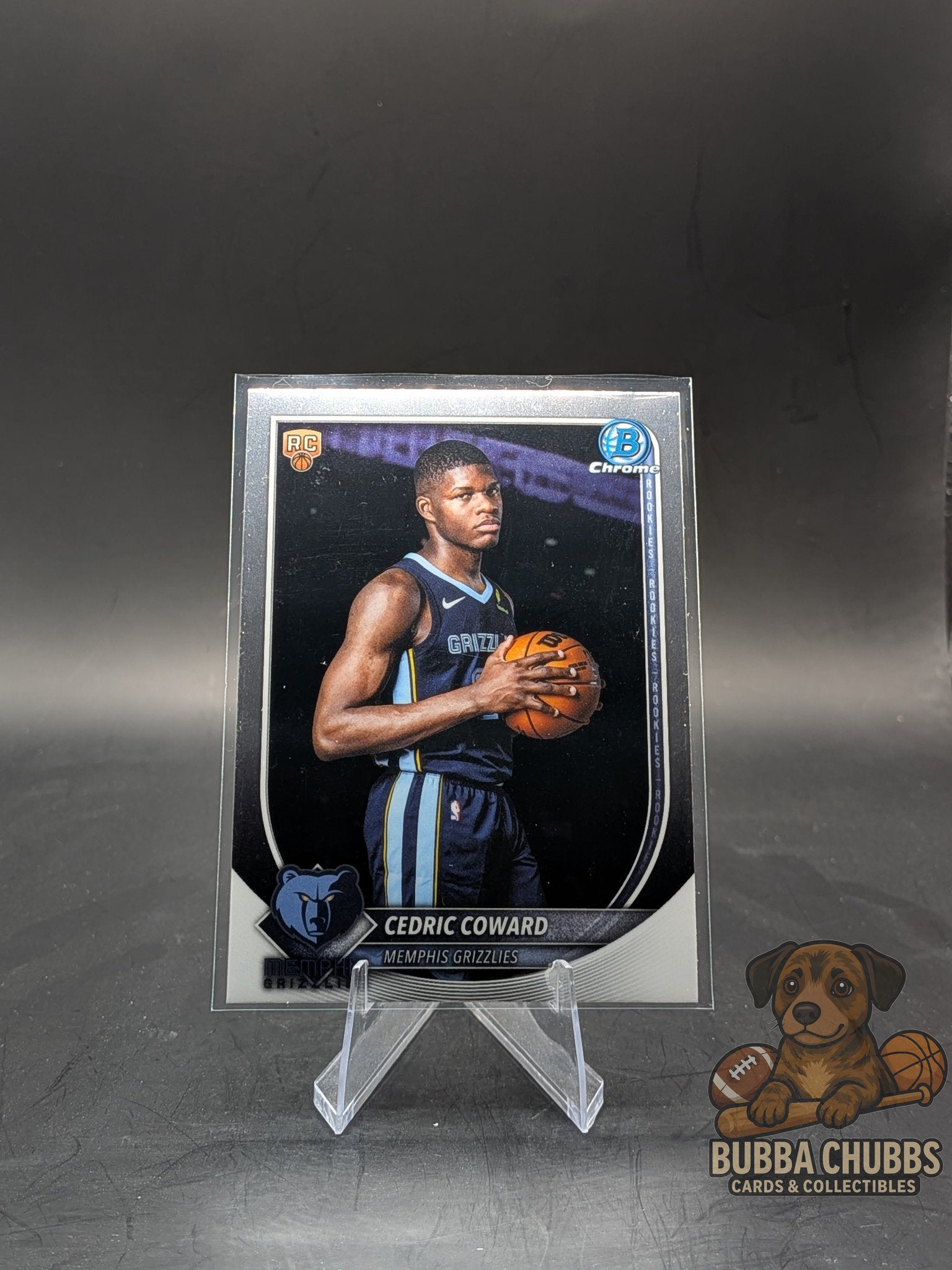 2025-26 Bowman Chrome RC Bowman Briefing Cedric Coward #BCV-11