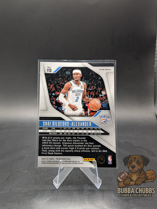 2024-25 Panini Prizm Red Ice Shai Gilgeous-Alexander #113