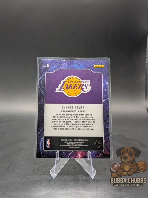 2024-25 Panini Prizm Deep Space Insert Lebron James #5