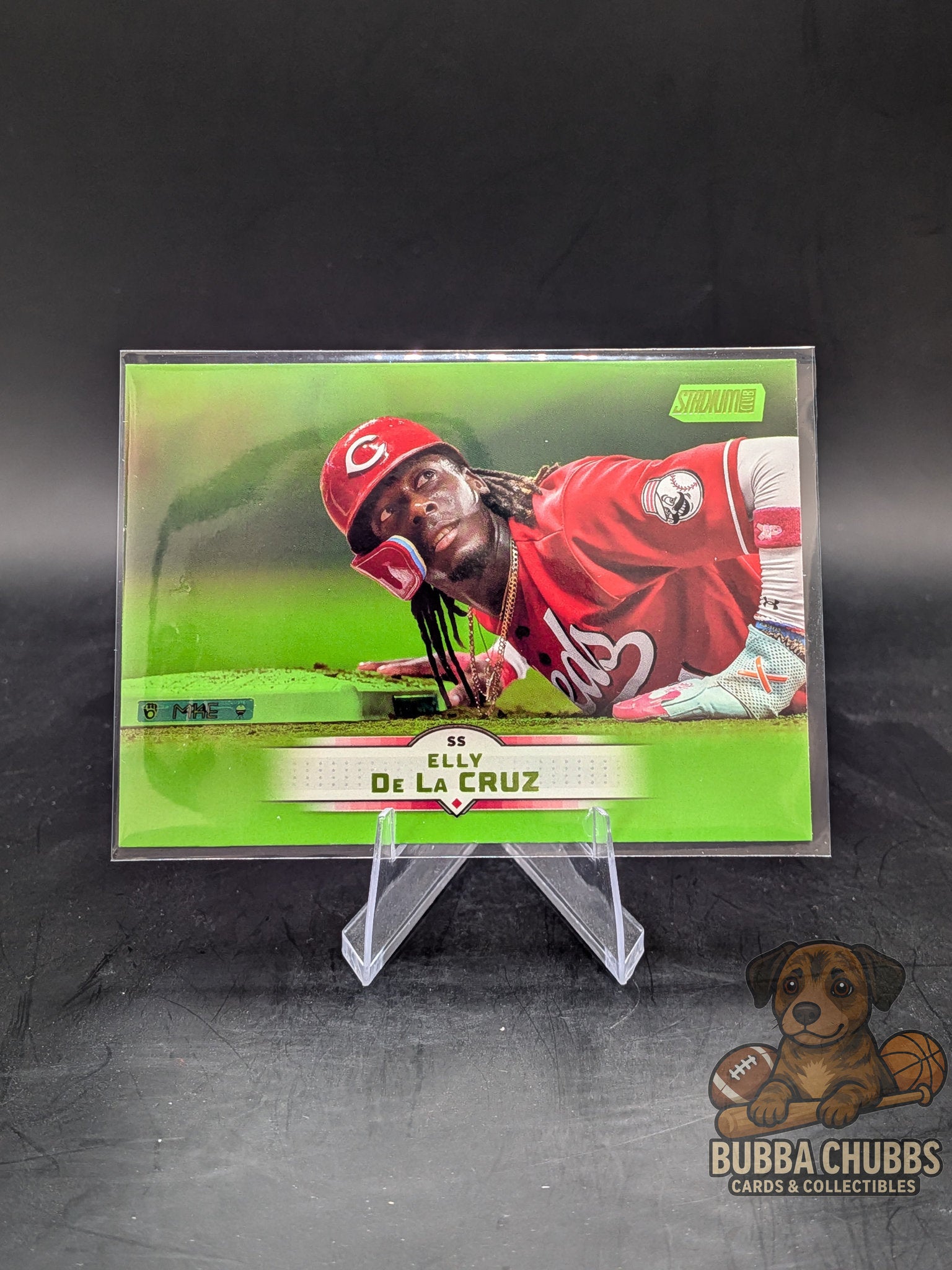 2025 Topps Stadium Club Lime Green Elly De La Cruz #16