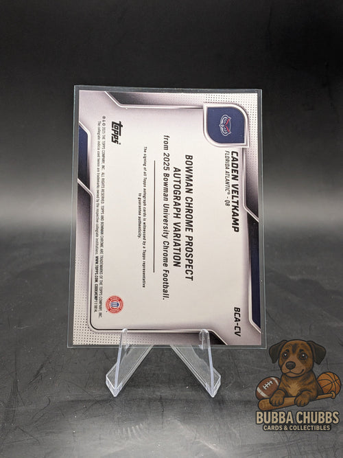 2025-26 Bowman Chrome 1st Prospect Autograph Caden Veltkamp #BCA-CV