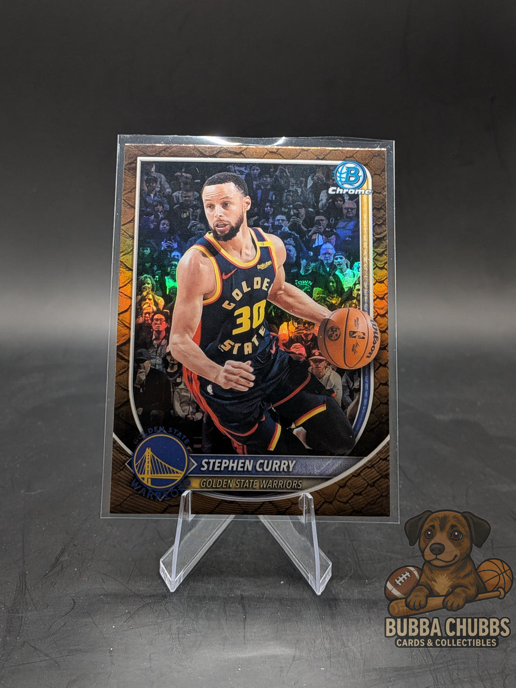 2025-26 Bowman Chrome Reptilian Stephen Curry #BCV-115