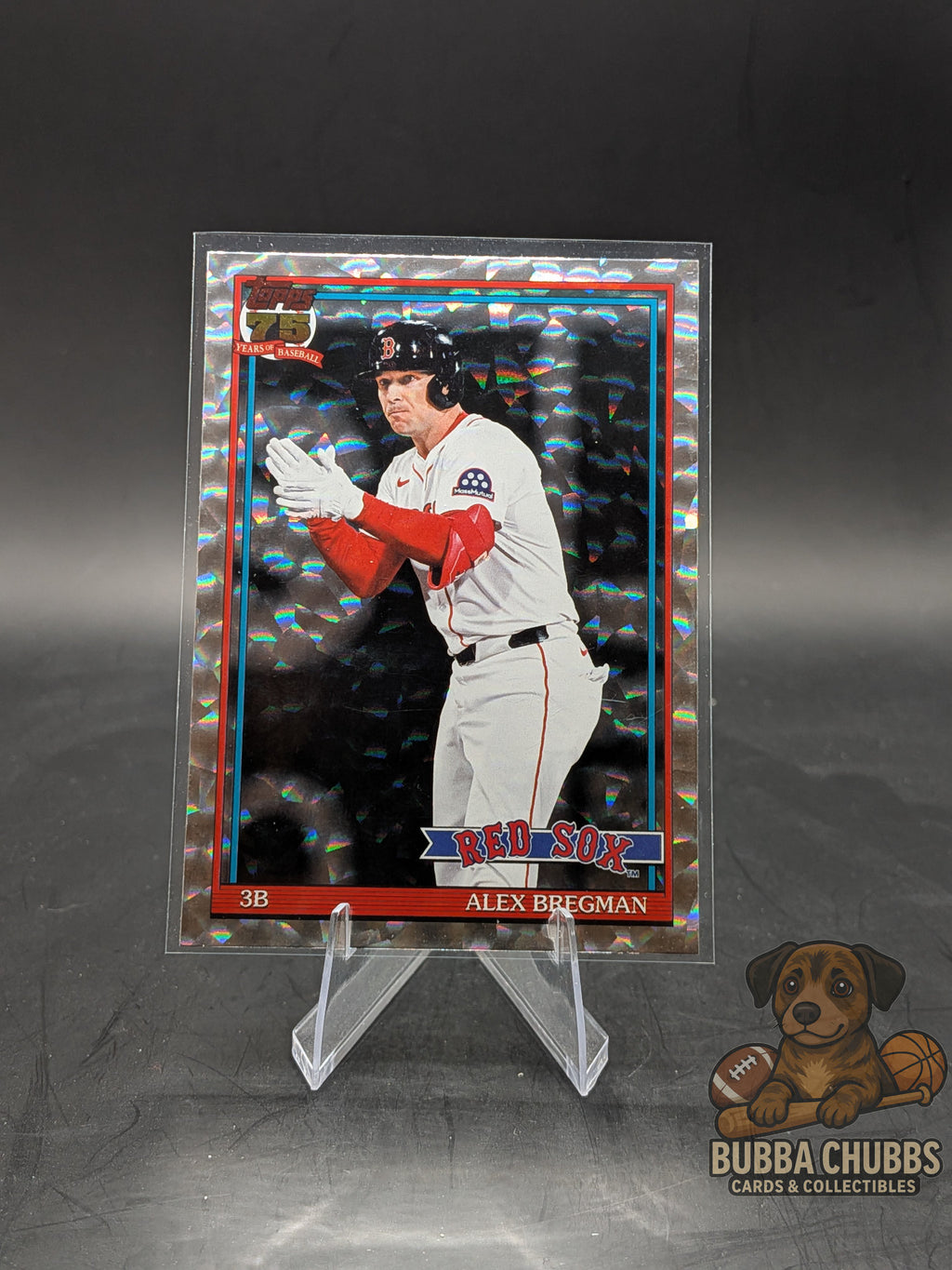 2026 Topps Series 1 Crackle Foil 1991 Topps Alex Bregman #T91-70