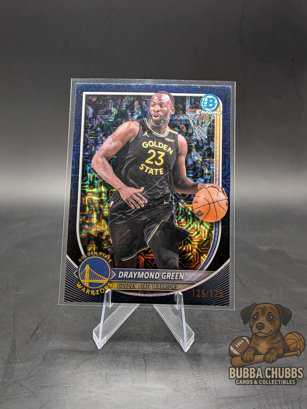 2025-26 Bowman Chrome Navy Mojo Draymond Green #BCV-117 /175