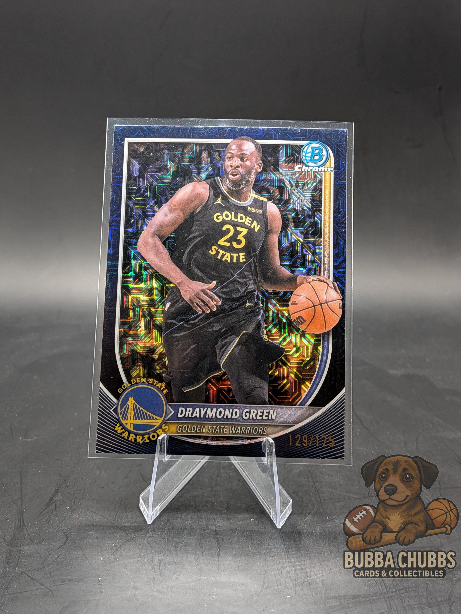2025-26 Bowman Chrome Navy Mojo Draymond Green #BCV-117 /175