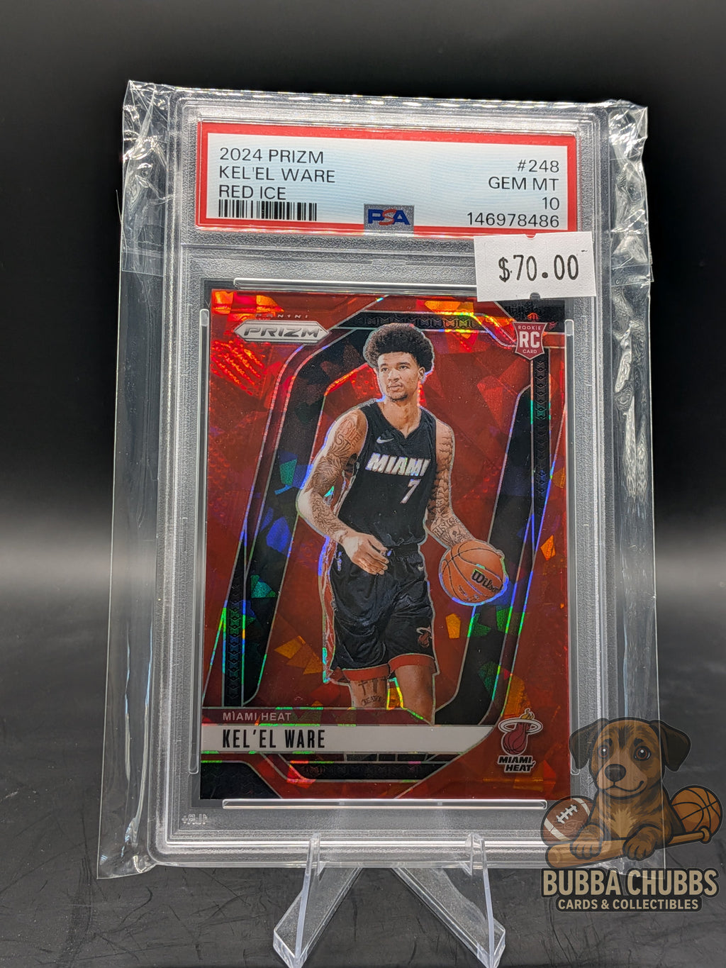 2024 Prizm Red Ice Kel'el Ware #248 PSA GEM MT 10