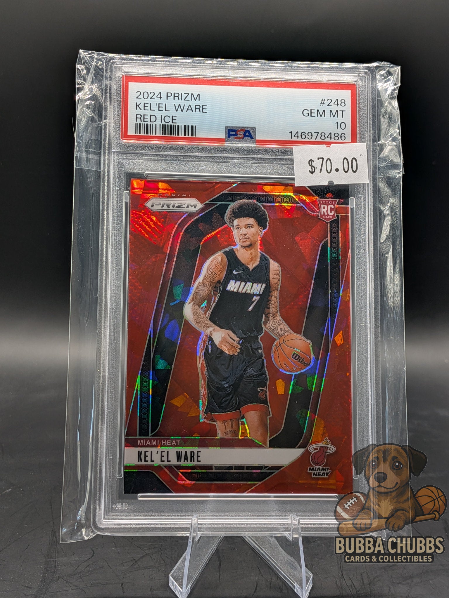 2024 Prizm Red Ice Kel'el Ware #248 PSA GEM MT 10