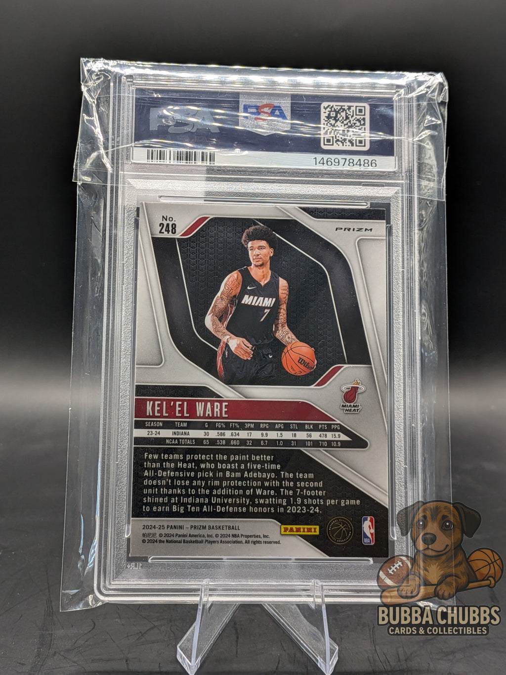 2024 Prizm Red Ice Kel'el Ware #248 PSA GEM MT 10
