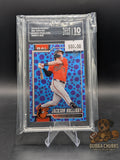 2026 Topps Holiday Polka Dots Purple & Blue Jackson Holliday #92 TAG GEM MINT 10