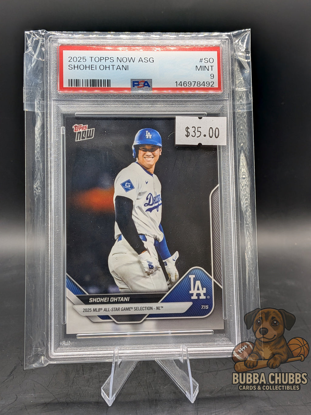 2025 Topps NOW ASG Shohei Ohtani #50 PSA MINT 9