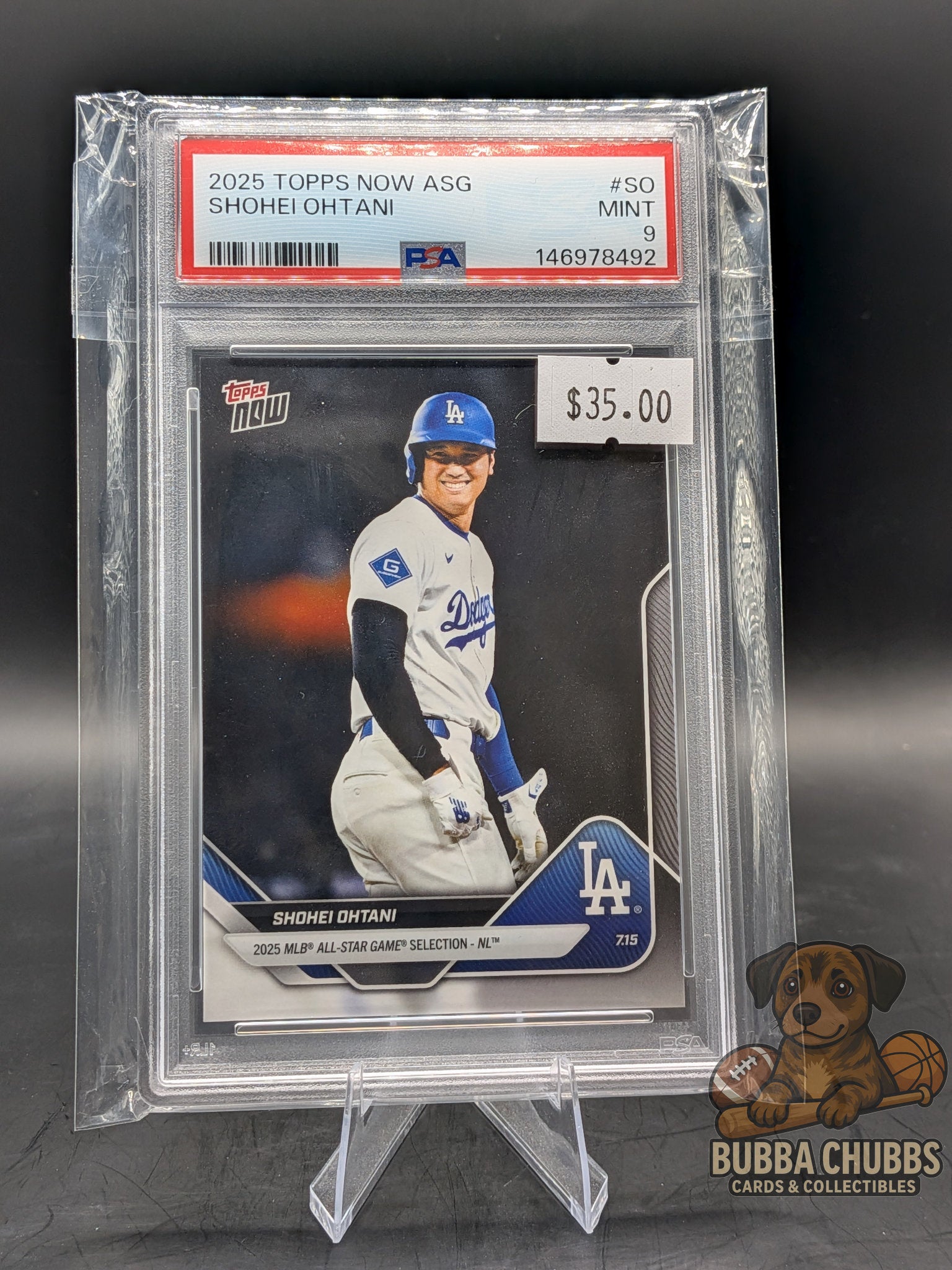 2025 Topps NOW ASG Shohei Ohtani #50 PSA MINT 9